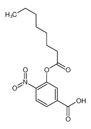 55894-52-5 spectrum, 4-nitro-3-octanoyloxybenzoic acid