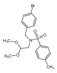 N-(4-bromo-benzyl)-N-(2,2-dimethoxy-ethyl)-4-methyl-benzenesulfonamide 1036378-91-2