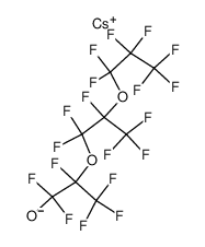 55108-48-0 spectrum, cesium 1,1,2,3,3,3-hexafluoro-2-(1,1,2,3,3,3-hexafluoro-2-(perfluoropropoxy)propoxy)propan-1-olate