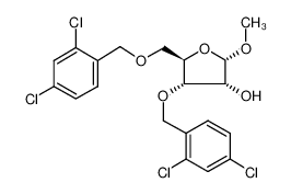 1-甲基-3,5-二-O-(2,4-二氯苄基)-alpha-D-呋喃核糖