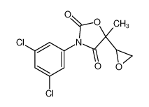 3-(3,5-dichlorophenyl)-5-methyl-5-(oxiran-2-yl)-1,3-oxazolidine-2,4-dione 82532-83-0