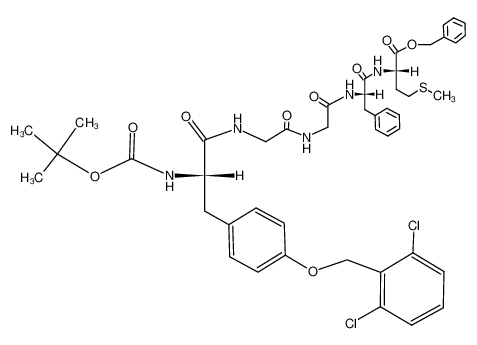 129398-68-1 structure, C46H53Cl2N5O9S