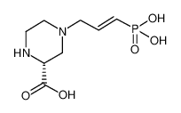 (2R)-4-[(2E)-3-膦酰-2-丙烯基]-2-哌嗪羧酸