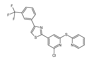 266361-97-1 structure, C20H11ClF3N3S2