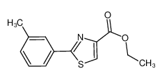 ethyl 2-(3-methylphenyl)-1,3-thiazole-4-carboxylate 132089-33-9