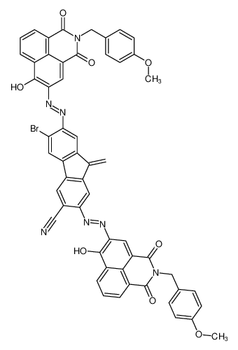 100603-38-1 structure, C55H34BrN7O8