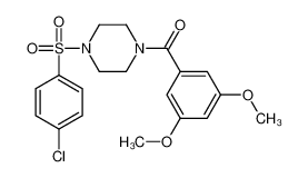 5988-61-4 structure, C19H21ClN2O5S