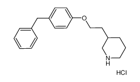 3-[2-(4-Benzylphenoxy)ethyl]piperidine hydrochloride 1220032-22-3