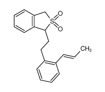 95798-56-4 spectrum, o-(2-(1,3-dihydrobenzo(c)thien-1-yl)ethyl)propenylbenzene S,S-dioxide