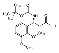 (3R)-3-(2,3-dimethoxyphenyl)-3-[(2-methylpropan-2-yl)oxycarbonylamino]propanoic acid 500788-92-1