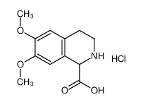 6,7-二甲氧基-1,2,3,4-四氢-异喹啉-1-羧酸盐酸盐