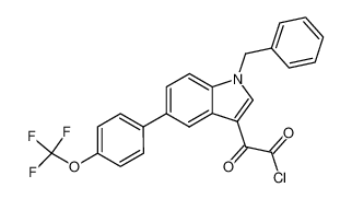 735271-92-8 2-(1-benzyl-5-(4-(trifluoromethoxy)phenyl)-1H-indol-3-yl)-2-oxoacetyl chloride