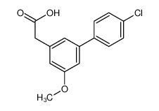 51028-89-8 spectrum, 2-[3-(4-chlorophenyl)-5-methoxyphenyl]acetic acid