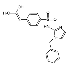 N-(4-(((1-苄基-1H-咪唑-2-基)氨基)磺酰基)苯基)-乙酰胺