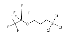 trichloro-[3-(1,1,1,2,3,3,3-heptafluoropropan-2-yloxy)propyl]silane 15538-93-9