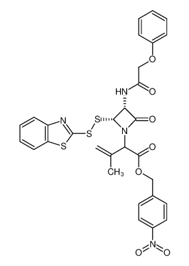 57561-85-0 structure, C30H26N4O7S3