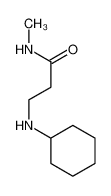 3-(cyclohexylamino)-N-methylpropanamide 297734-22-6