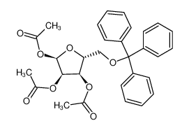 160550-35-6 1,2,3-Tri-O-acetyl-5-O-trityl-α-D-ribofuranose