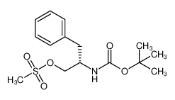 S)-2-(叔丁氧羰基氨基)-3-苯基丙基甲烷磺酸盐