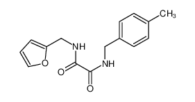 N'-(furan-2-ylmethyl)-N-[(4-methylphenyl)methyl]oxamide 5875-91-2