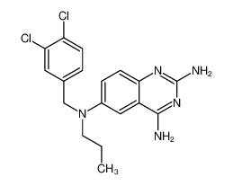 36847-09-3 structure, C18H19Cl2N5