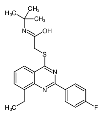 606132-93-8 structure, C22H24FN3OS