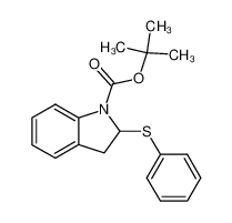 154150-19-3 tert-butyl 2-(phenylthio)indoline-1-carboxylate