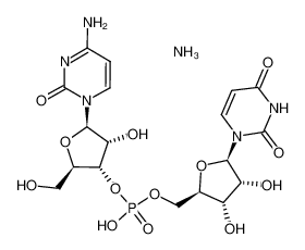 [5-(4-amino-2-oxopyrimidin-1-yl)-4-hydroxy-2-(hydroxymethyl)oxolan-3-yl] [5-(2,4-dioxopyrimidin-1-yl)-3,4-dihydroxyoxolan-2-yl]methyl hydrogen phosphate,azane 27552-97-2