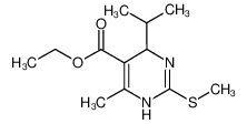 1236204-41-3 ethyl 1,4-dihydro-4-isopropyl-6-methyl-2-(methylthio)pyrimidine-5-carboxylate