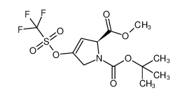 1-O-tert-butyl 2-O-methyl (2S)-4-(trifluoromethylsulfonyloxy)-2,5-dihydropyrrole-1,2-dicarboxylate 462125-00-4
