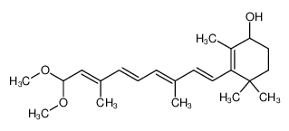 123080-87-5 spectrum, (+-)-4-Hydroxy-all-trans-retinal-dimethylacetal