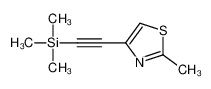 2-Methyl-4-[(trimethylsilyl)ethynyl]-1,3-thiazole 329203-85-2