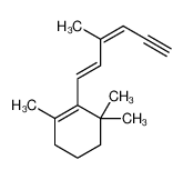 25576-25-4 spectrum, 1,3,3-trimethyl-2-[(1E,3E)-3-methylhexa-1,3-dien-5-ynyl]cyclohexene