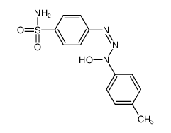 4-[(N-hydroxy-4-methylanilino)diazenyl]benzenesulfonamide 85385-56-4