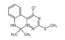 55733-02-3 spectrum, 6,6-dimethyl-3-methylthio-6,7-dihydro-[1,2,4]triazino-[1,6-c]quinazolin-5-ium-1-olate