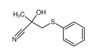 112988-42-8 spectrum, 2-hydroxy-2-methyl-3-(phenylthio)propanenitrile