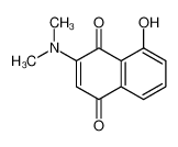 41067-05-4 spectrum, 2-(dimethylamino)-8-hydroxynaphthalene-1,4-dione