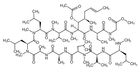 286852-20-8 structure, C65H117N11O14