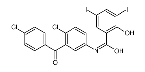 80859-11-6 structure, C20H11Cl2I2NO3