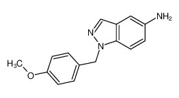 1-[(4-methoxyphenyl)methyl]indazol-5-amine 939756-05-5