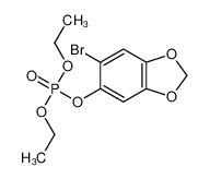 (6-bromo-1,3-benzodioxol-5-yl) diethyl phosphate 5454-27-3