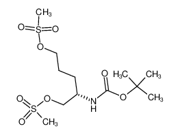 (S)-2-(tert-butoxycarbonylamino)pentane-1,5-diyl dimethanesulfonate