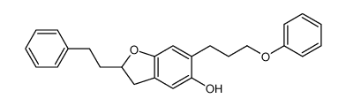 6-(3-phenoxypropyl)-2-(2-phenylethyl)-2,3-dihydro-1-benzofuran-5-ol