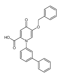 5-(benzyloxy)-1-(biphenyl-3-yl)-4-oxo-1,4-dihydropyridine-2-carboxylic acid 1333331-74-0