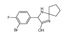 3-(3-Bromo-4-fluorophenyl)-1,4-diazaspiro[4.4]nonan-2-one 1272755-98-2