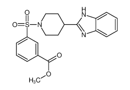 606082-30-8 structure, C20H21N3O4S