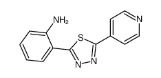54359-57-8 2-(5-pyridin-4-yl-1,3,4-thiadiazol-2-yl)aniline