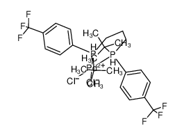 1029056-91-4 structure, C25H34Cl2F6P2Pd