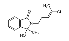 94894-06-1 N-(4-chloropent-3-enyl)-3-hydroxy-3-methyl-2,3-dihydro-1H-isoindol-1-one