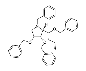 113626-59-8 (2R,3S,4R)-N-benzyl-2-[(1R)-1-benzyloxy-3-butenyl]-3,4-bis(benzyloxy)pyrrolidine